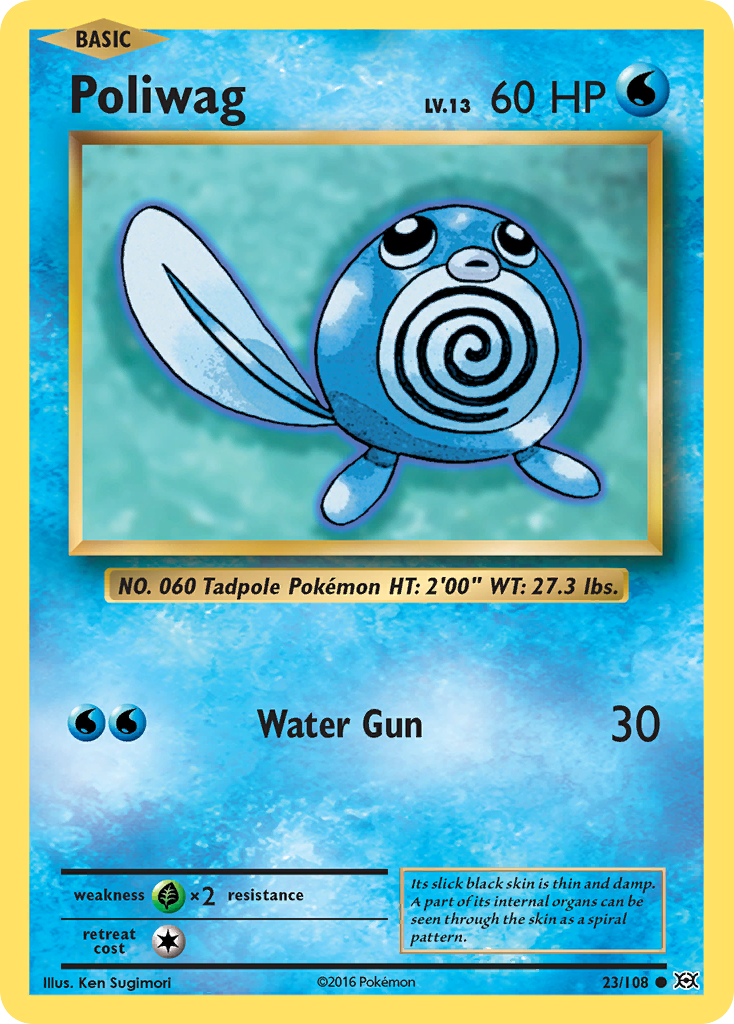 Evolutions Poliwag #23/108